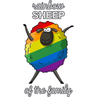 RAINBOW SHEEP OF THE FAMILY by Rainbow Designs 