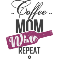 COFFEE MOM WINE REPEAT by Toryby