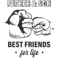 FATHER & SON BEST FRIENDS FOR LIFE by American Dream
