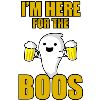 I'M HERE FOR THE BOOS by Simplyart