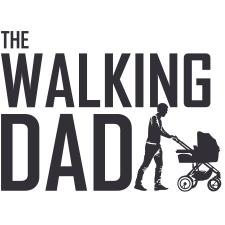 THE WALKING DAD Unisex Fleece Crewneck Sweatshirt by Jasielrivera