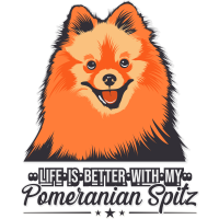 LIFE IS BETTER WITH MY POMERANIAN SPITZ by Toryby