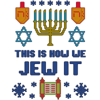 THIS IS HOW WE JEW IT UGLY SWEATER