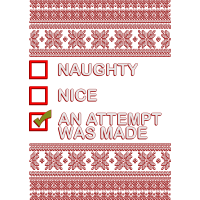 AN ATTEMPT WAS MADE UGLY SWEATER by Simplyart