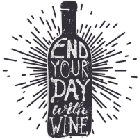 END YOUR DAY WITH WINE by Jasielrivera