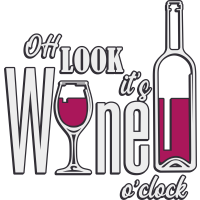 OH LOOK IT'S WINE O'CLOCK by Pinkapple