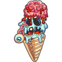 UNDEAD ZOMBIE ICE CREAM by Toryby