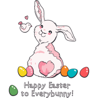 HAPPY EASTER TO EVERYBUNNY by Rainbow Designs 