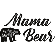 MAMA BEAR Full-Length Apron with Pockets by Jasielrivera
