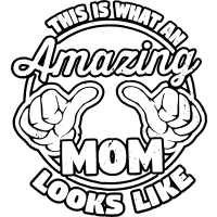 THIS IS WHAT AN AMAZING MOM LOOKS LIKE by Ottostyle